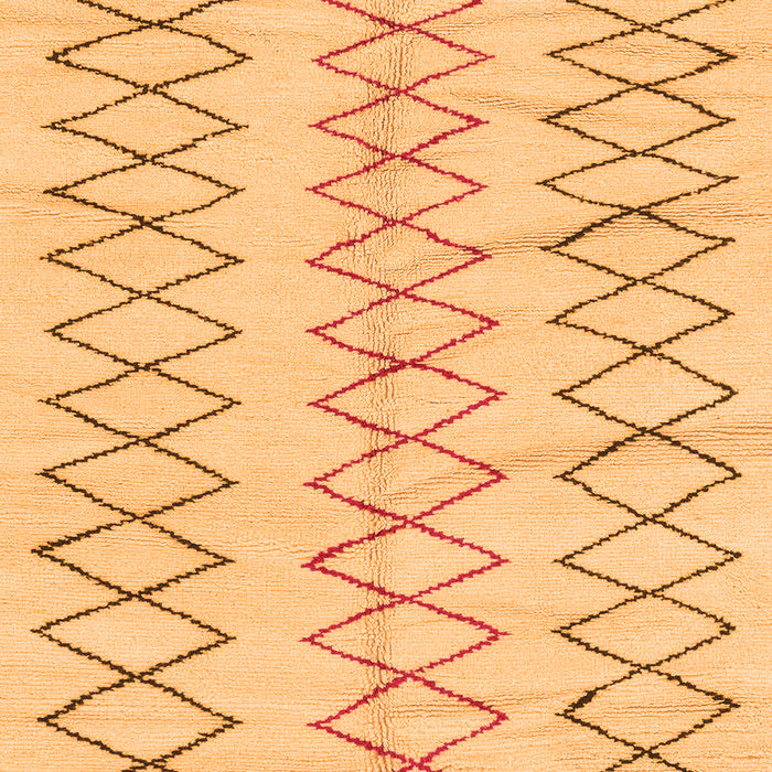 Solid Orange Modern Rug, abs1806org