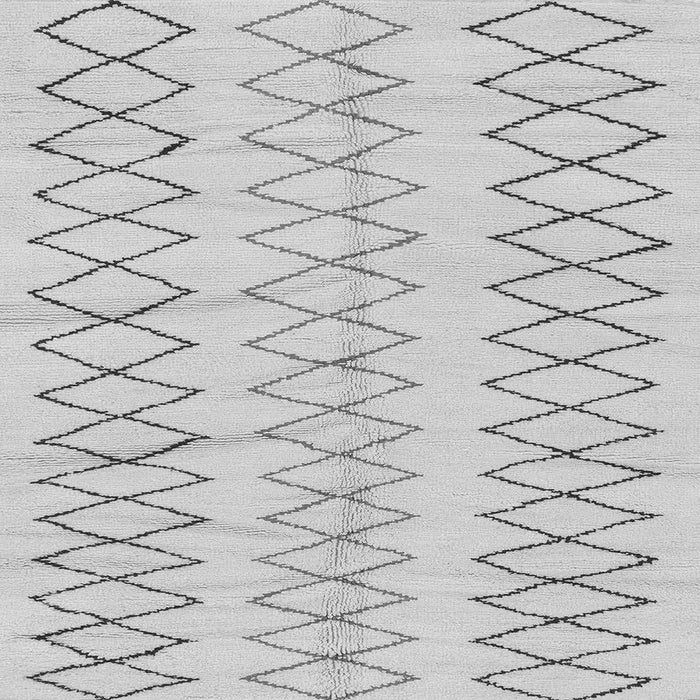 Square Solid Gray Modern Rug, abs1806gry