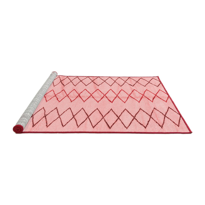 Modern Red Washable Rugs