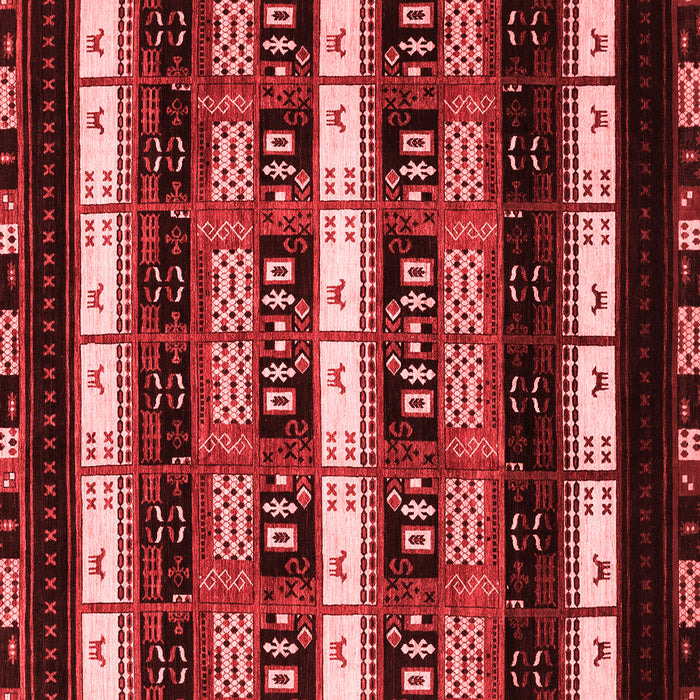 Machine Washable Abstract Red Modern Rug, wshabs1807red