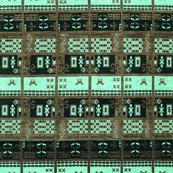 Abstract Turquoise Modern Rug, abs1807turq