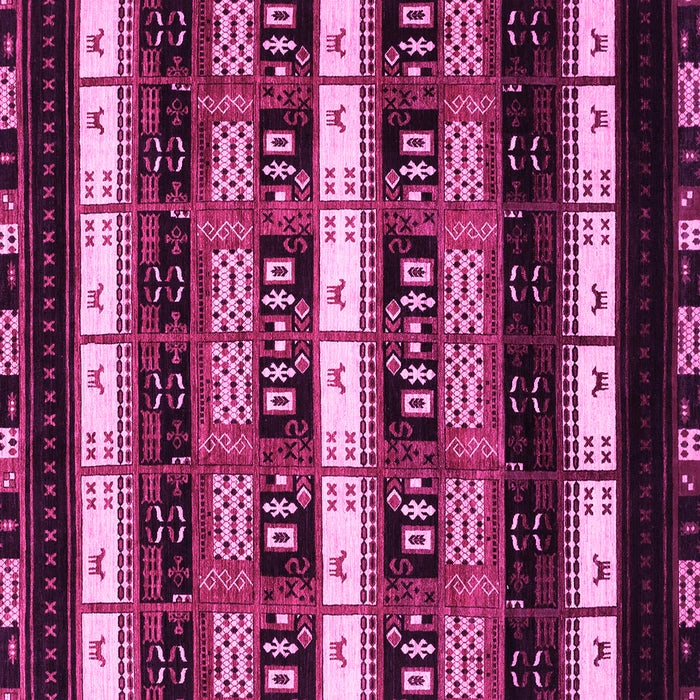 Square Machine Washable Abstract Pink Modern Rug, wshabs1807pnk