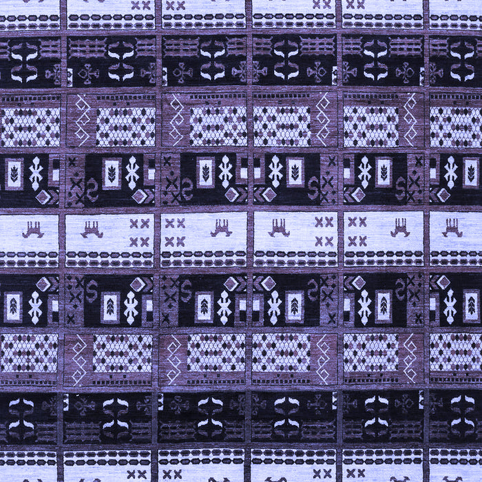 Abstract Blue Modern Rug, abs1807blu