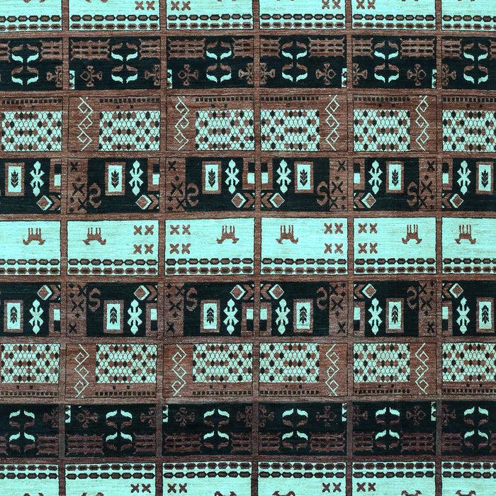 Abstract Light Blue Modern Rug, abs1807lblu