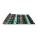 Sideview of Abstract Light Blue Modern Rug, abs1807lblu