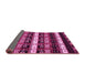 Sideview of Abstract Pink Modern Rug, abs1807pnk