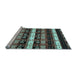 Sideview of Machine Washable Abstract Light Blue Modern Rug, wshabs1807lblu