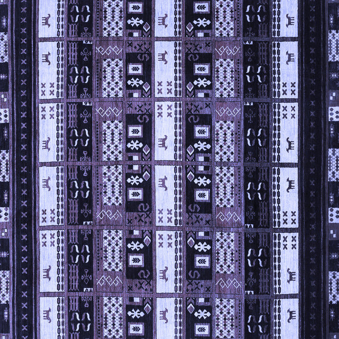 Square Abstract Blue Modern Rug, abs1807blu