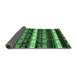 Sideview of Abstract Emerald Green Modern Rug, abs1807emgrn