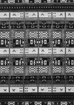 Abstract Gray Modern Rug, abs1807gry