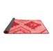 Abstract Red Modern Area Rugs