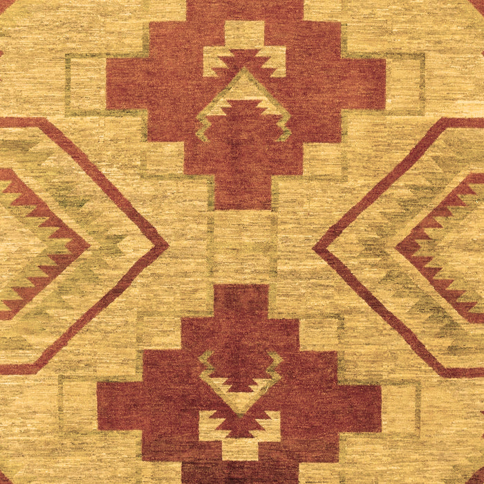 Abstract Brown Modern Rug, abs1808brn