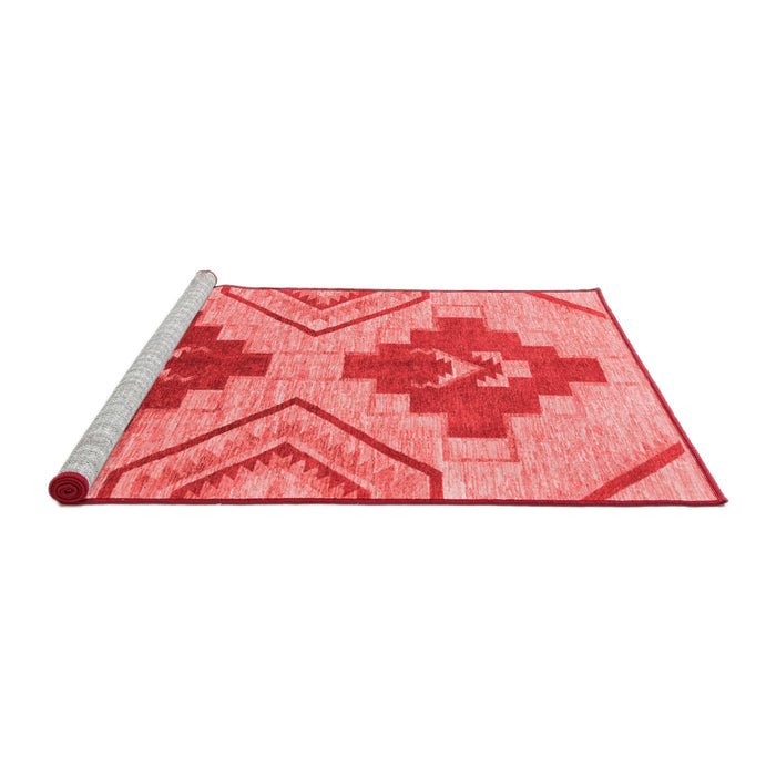 Modern Red Washable Rugs