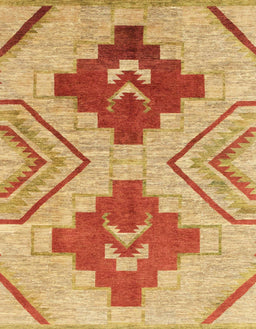 Abstract Orange Modern Rug, abs1808