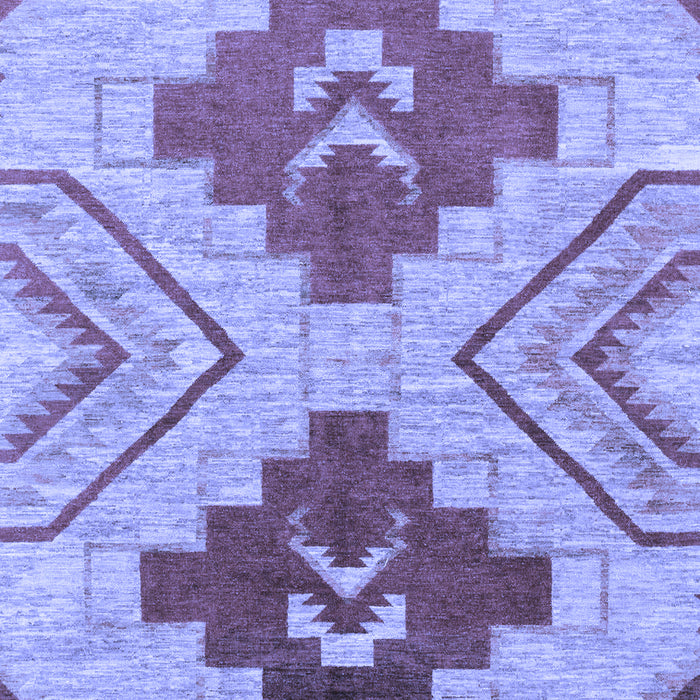Abstract Blue Modern Rug, abs1808blu