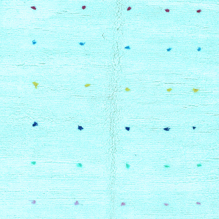 Machine Washable Solid Light Blue Modern Rug, wshabs1809lblu