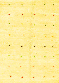 Solid Yellow Modern Rug, abs1809yw