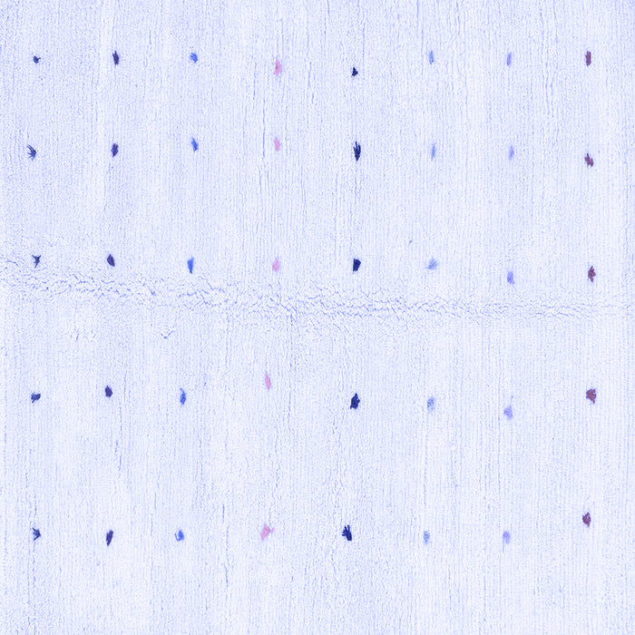 Square Solid Blue Modern Rug, abs1809blu