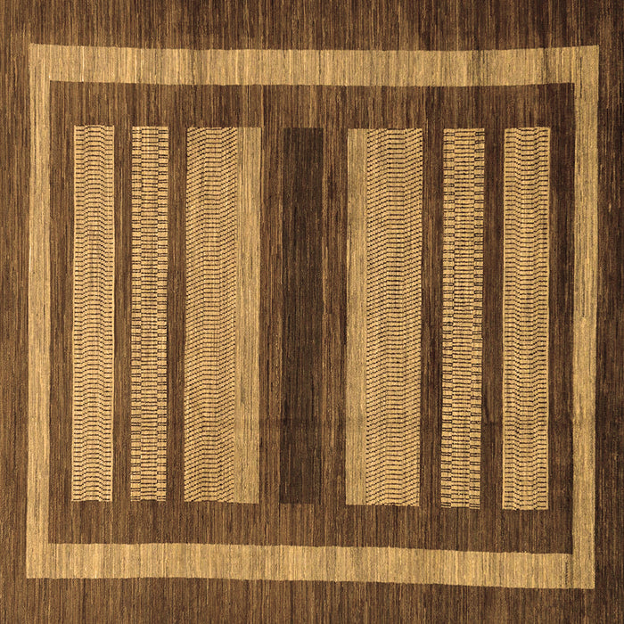 Square Abstract Brown Modern Rug, abs180brn