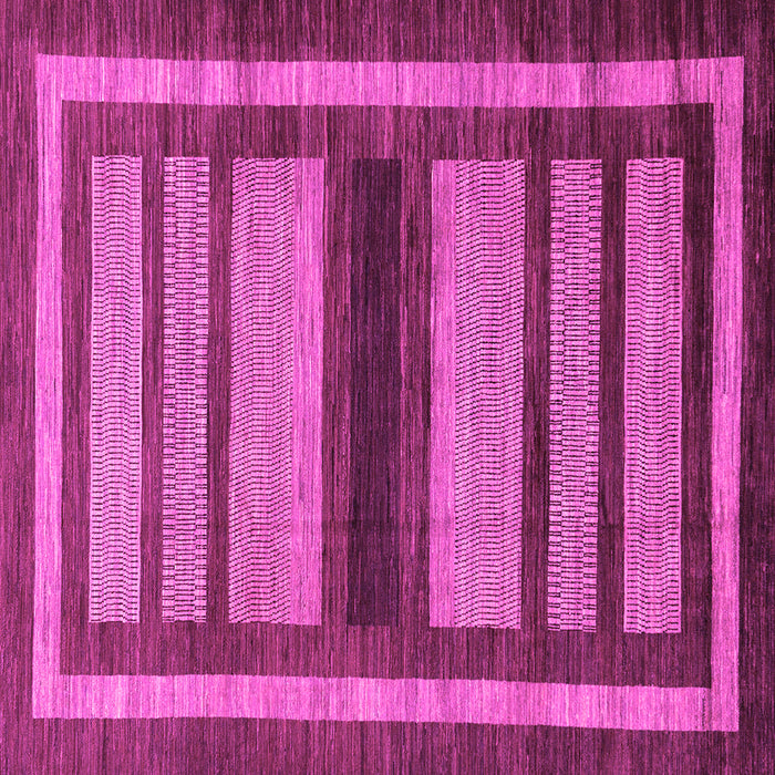 Square Machine Washable Abstract Pink Modern Rug, wshabs180pnk