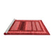 Modern Red Washable Rugs