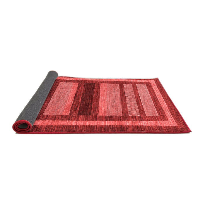 Abstract Red Modern Area Rugs
