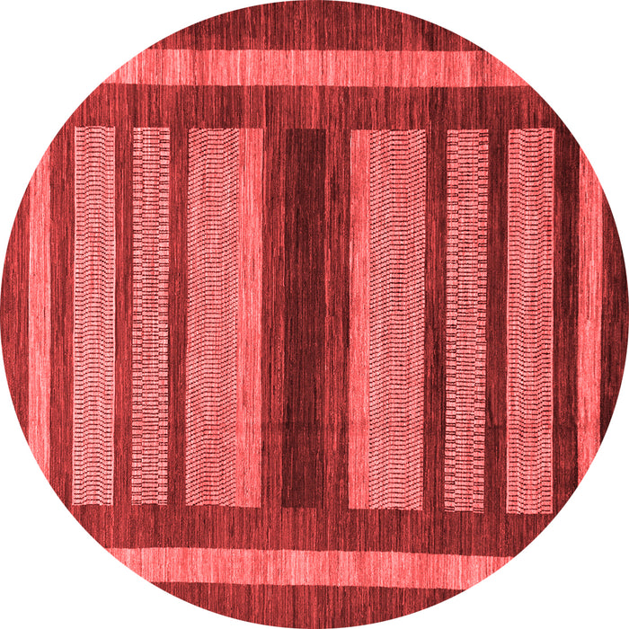 Machine Washable Abstract Red Modern Rug, wshabs180red