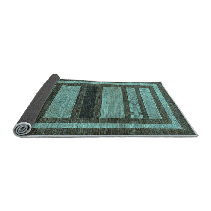Sideview of Abstract Light Blue Modern Rug, abs180lblu