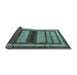 Sideview of Abstract Light Blue Modern Rug, abs180lblu