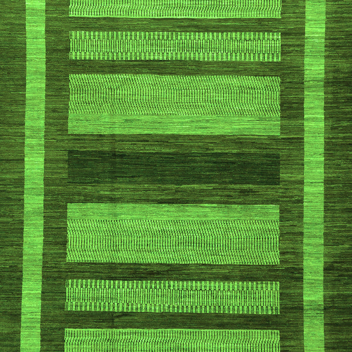 Abstract Green Modern Rug, abs180grn