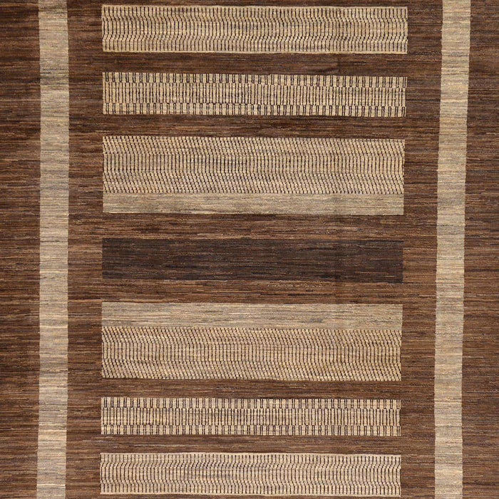 Machine Washable Abstract Red Brown Rug, wshabs180