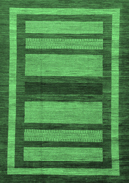 Abstract Emerald Green Modern Rug, abs180emgrn
