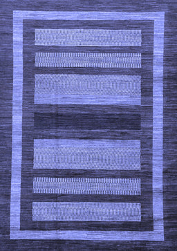 Abstract Blue Modern Rug, abs180blu