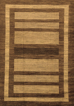 Abstract Brown Modern Rug, abs180brn
