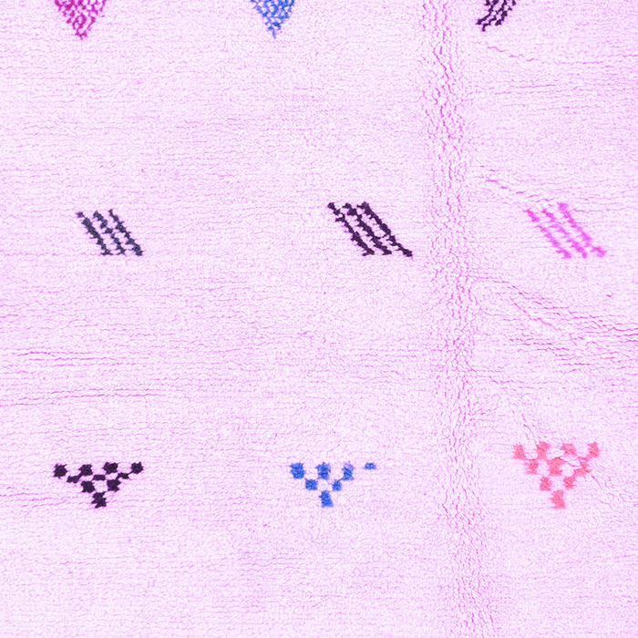 Machine Washable Solid Purple Modern Area Rugs, wshabs1810pur