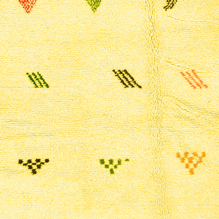 Solid Yellow Modern Rug, abs1810yw