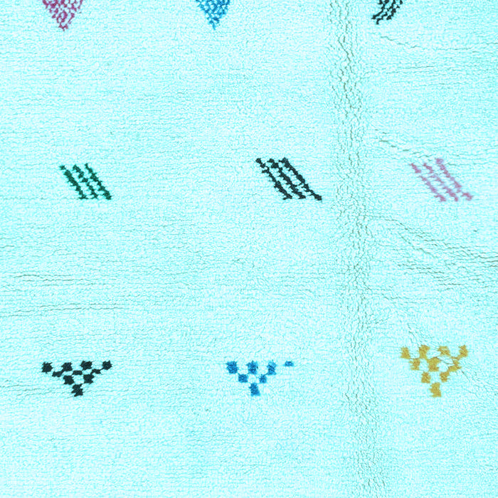 Solid Light Blue Modern Rug, abs1810lblu