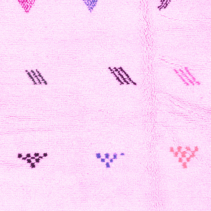 Solid Pink Modern Rug, abs1810pnk