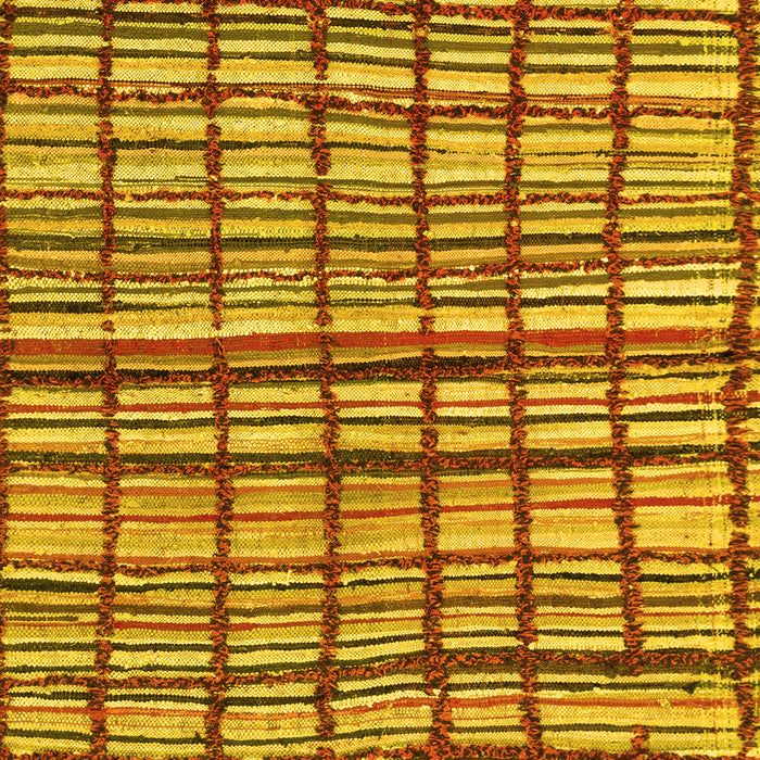 Abstract Yellow Modern Rug, abs1811yw