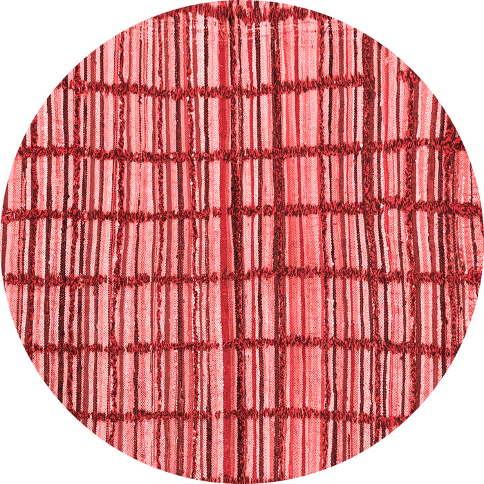 Machine Washable Abstract Red Modern Rug, wshabs1811red