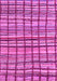 Machine Washable Abstract Pink Modern Rug, wshabs1811pnk