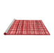 Modern Red Washable Rugs