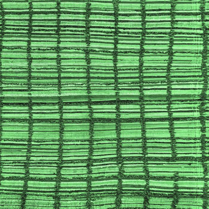 Square Abstract Emerald Green Modern Rug, abs1811emgrn