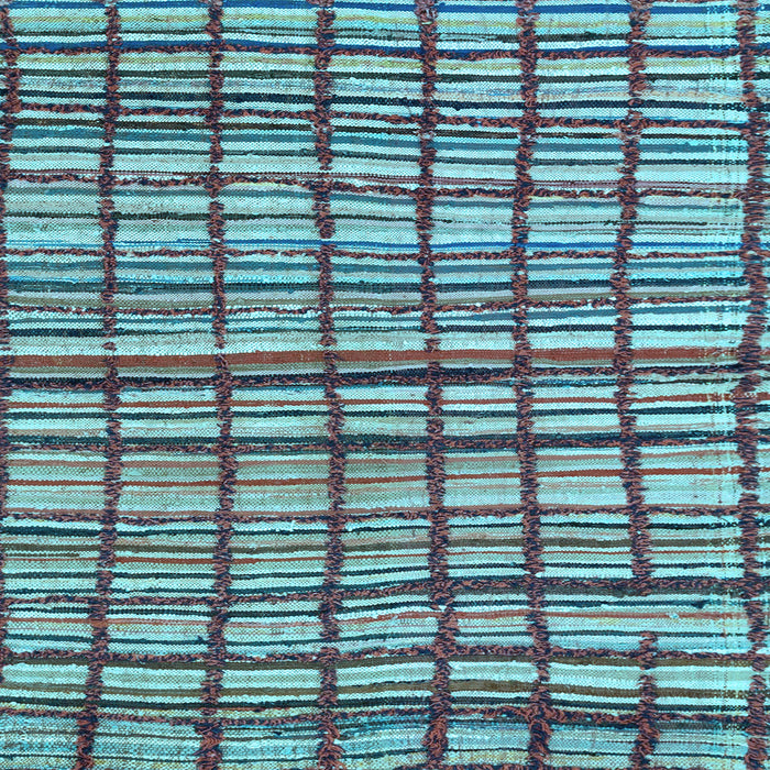 Square Machine Washable Abstract Light Blue Modern Rug, wshabs1811lblu