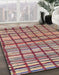 Machine Washable Abstract Brown Sugar Brown Rug in a Family Room, wshabs1811