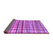 Sideview of Abstract Purple Modern Rug, abs1811pur