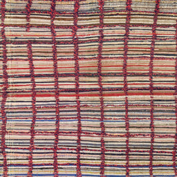 Square Machine Washable Abstract Brown Sugar Brown Rug, wshabs1811