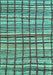 Abstract Turquoise Modern Rug, abs1811turq