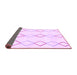 Sideview of Oriental Purple Modern Rug, abs1812pur