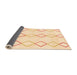 Sideview of Oriental Orange Modern Rug, abs1812org